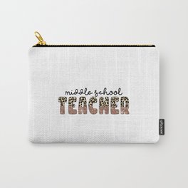 Middle school Teacher graphic design art Carry-All Pouch