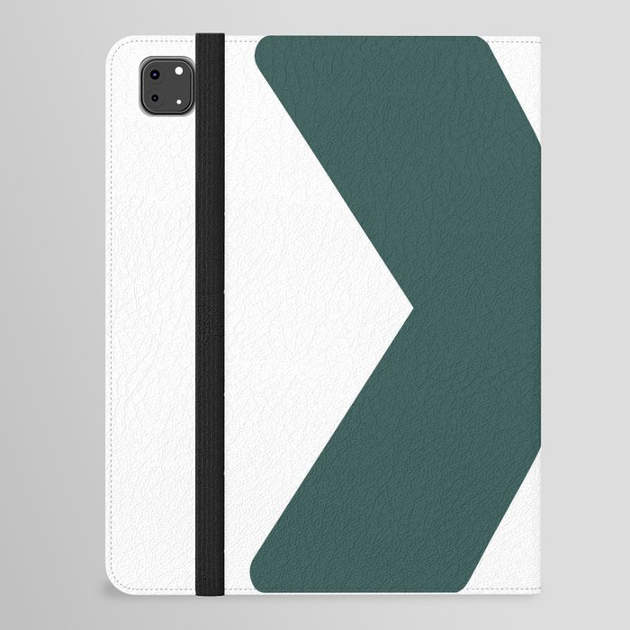 X (Dark Green & White Letter) iPad Folio Case