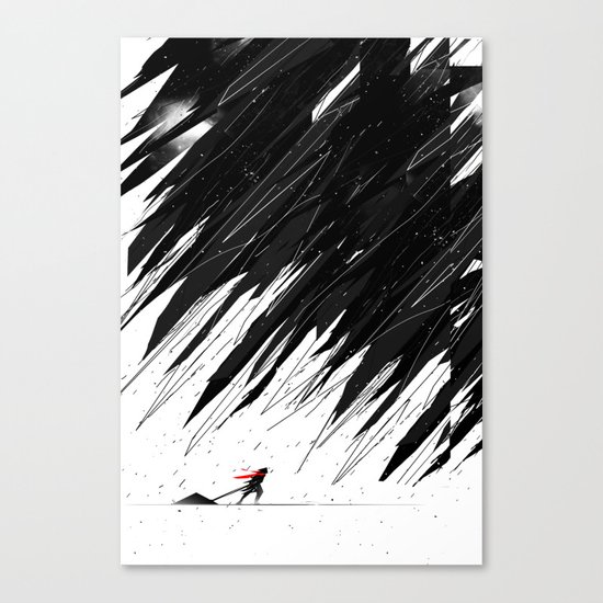 Geometric Storm Canvas Print