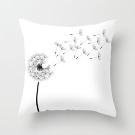 dandelion Throw Pillow