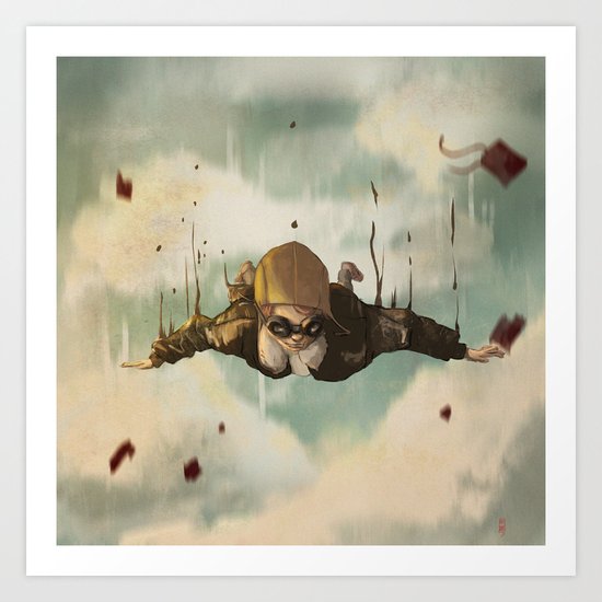 -Plane crasH- Art Print