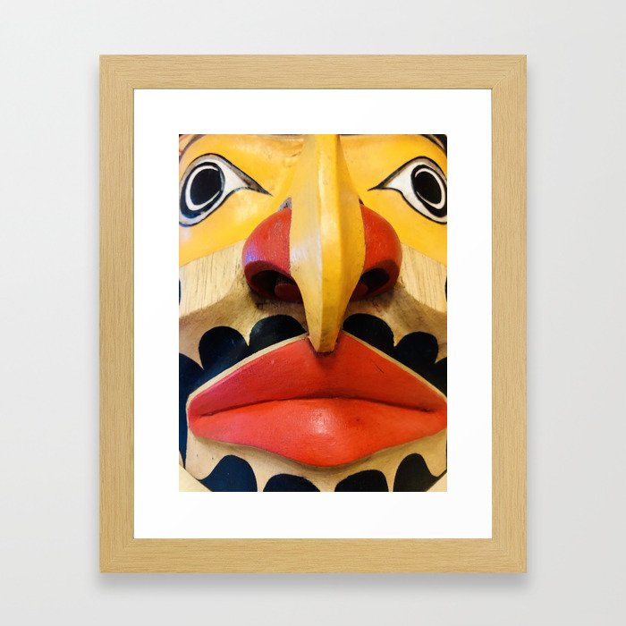 Mask Framed Art Print