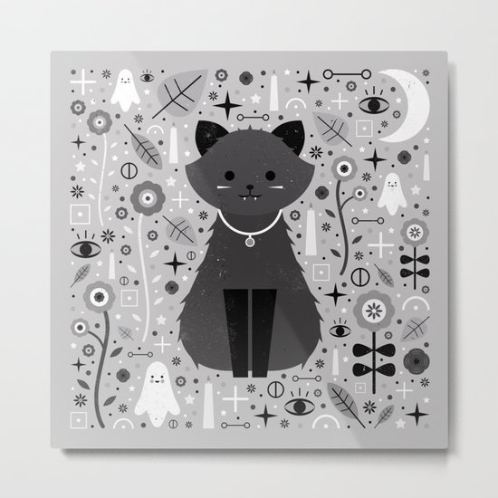 Kitten Fang Metal Print