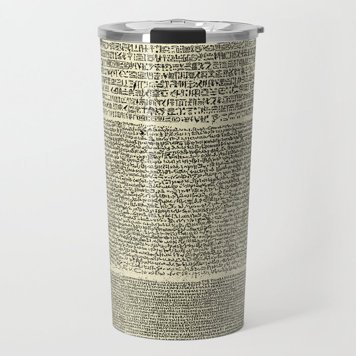 The Rosetta Stone // Parchment Travel Mug