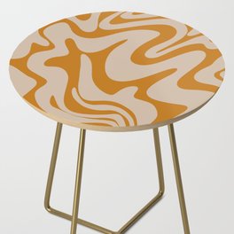 27 Abstract Swirl Shapes 220711 Valourine Digital Design Side Table