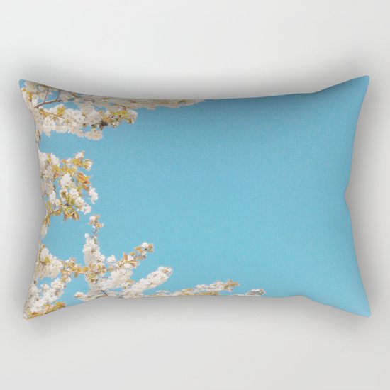 Wave of Flowers Rectangular Pillow