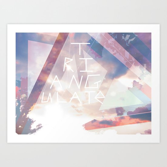 Triangulate Art Print