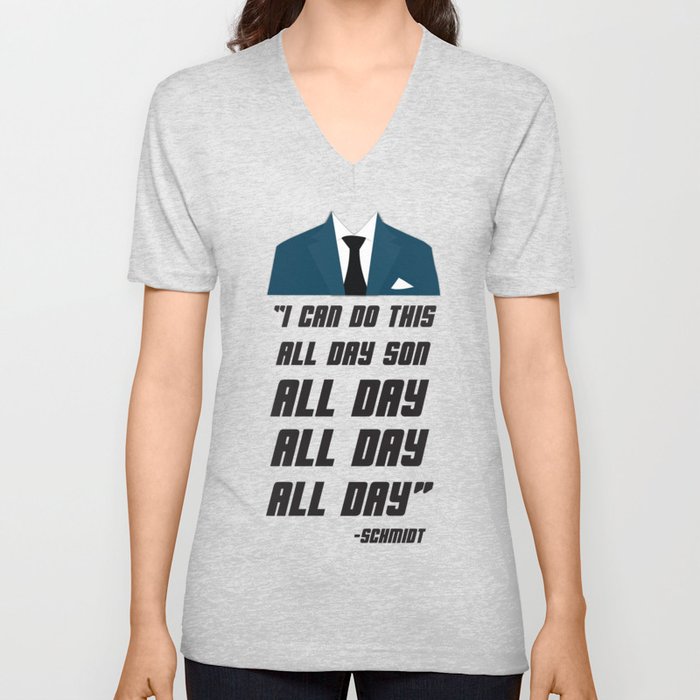 All Day | New Girl V Neck T Shirt