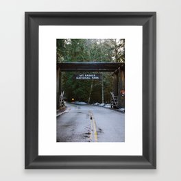 Mount Rainier Framed Art Print