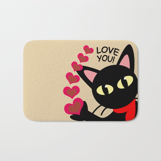 Love you! Bath Mat