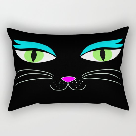 Cat's Eyes Rectangular Pillow