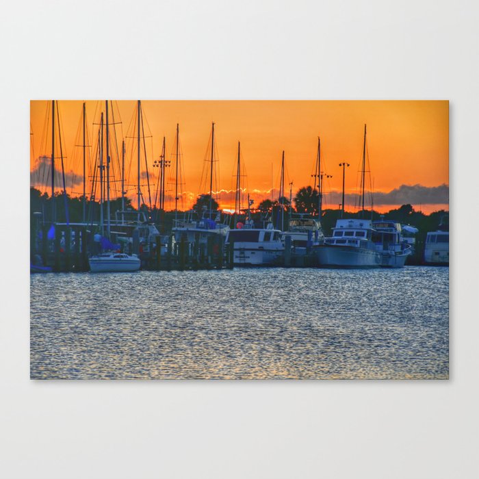 Titusville Sunset Canvas Print