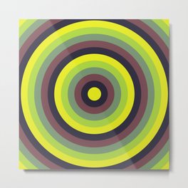 Yellow, gray, dim gray, dark slate gray, yellow green concentric circles Metal Print | Darkslategray, Adventure, Geometric, Cool, Dimgray, Shapes, Black, Authentic, Artistic, Abstractshapes 