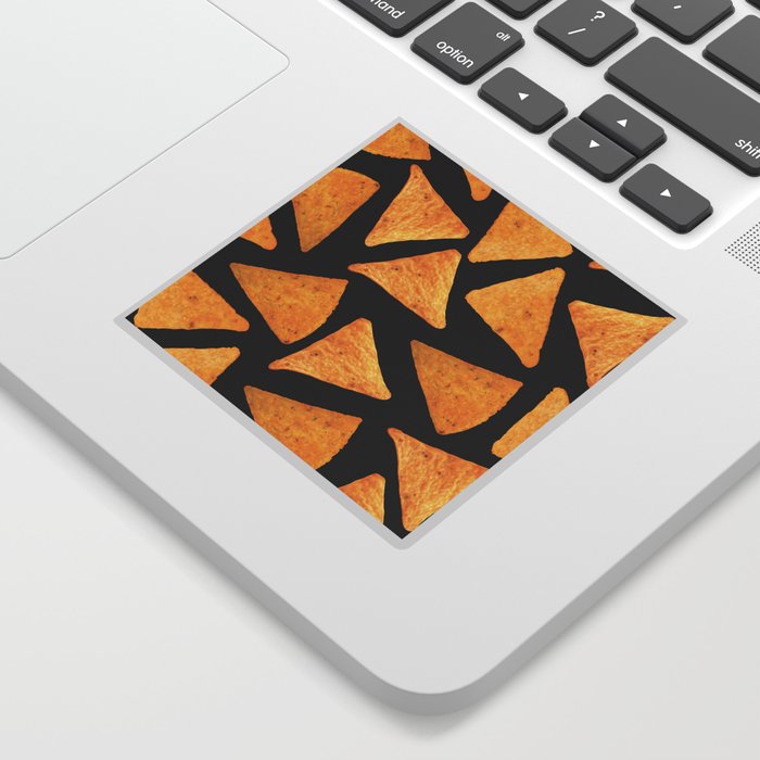 Orange Chips - Black Sticker