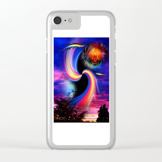 Heavenly apparition 2 Clear iPhone Case