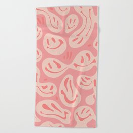 Pinkie Blush Melted Happiness Beach Towel