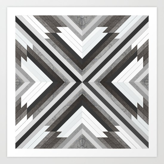 Cross Pattern Art Print
