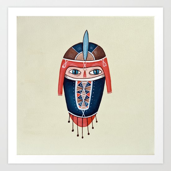 Baby Panzi Art Print