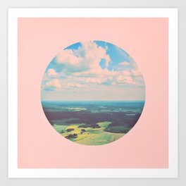 Earthy Pink Art Print