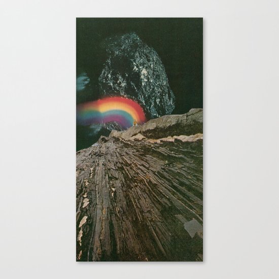 rainbow at the center of the earth Canvas Print