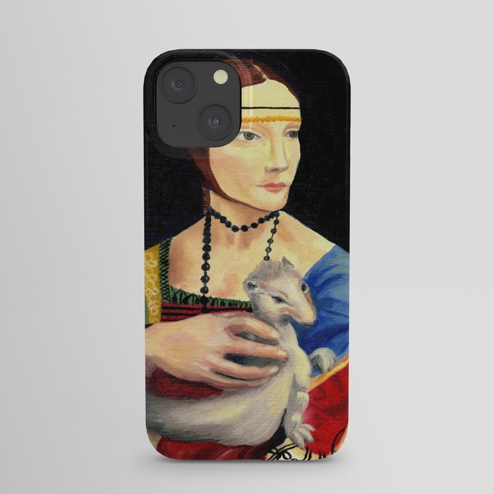Lady with Ermine Study iPhone Case