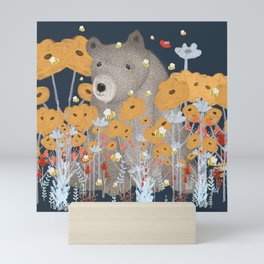 the joy of bees Mini Art Print