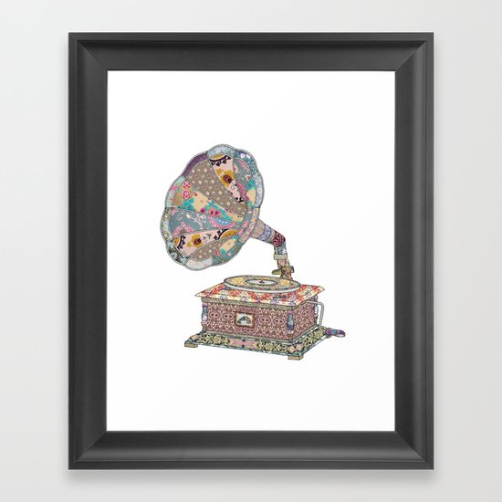 SEEING SOUND Framed Art Print