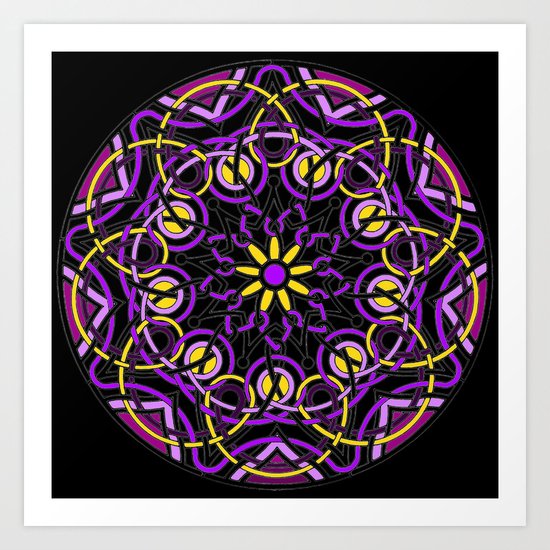Mandhala Metamorphosis | Reiki | Meditation | Yoga Art Print