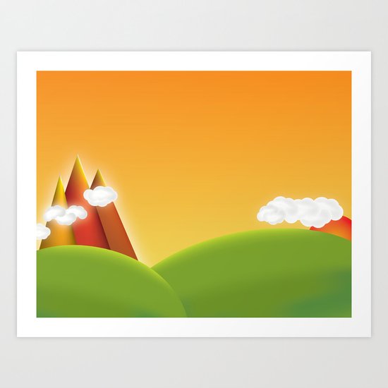 Countryside Revisited Art Print