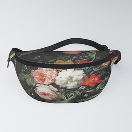 The Overturned Bouquet by Abraham Mignon Fanny Pack