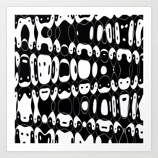 Yin Yang mix (b) Art Print