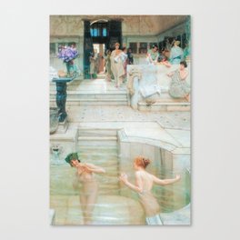A Favourite Custom - Lawrence Alma-Tadema Canvas Print