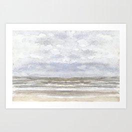 Sea light- horizon Art Print