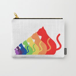 Rainbow Kitties Carry-All Pouch
