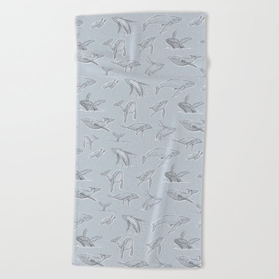 Whales Beach Towel