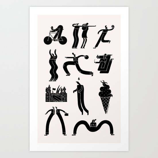 free time Art Print