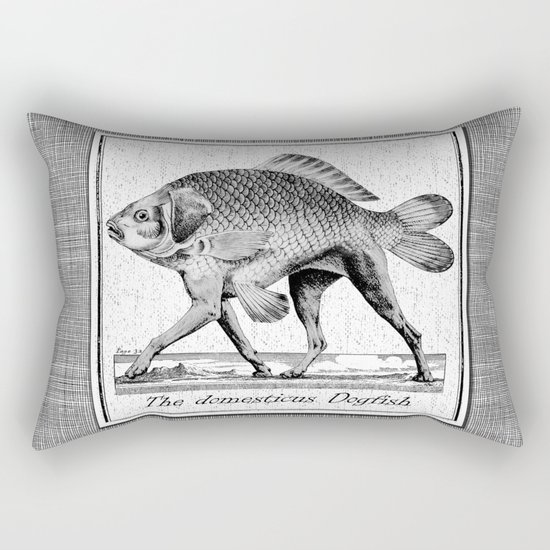 If fishes had legs Rectangular Pillow