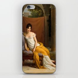 Portrait of Juliette Recamier, 1802-1805 by Francois Gerard iPhone Skin