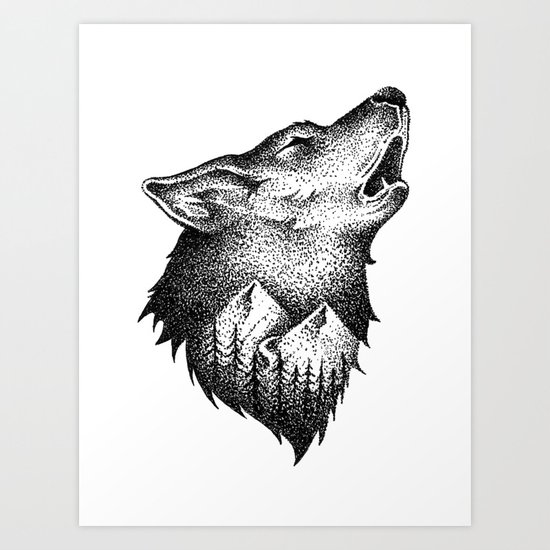 HOWLING Art Print