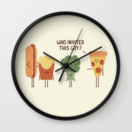 Party Crasher Wall Clock