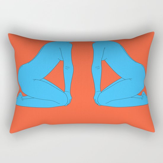 Body Language Rectangular Pillow