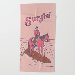 Surfin' Beach Towel
