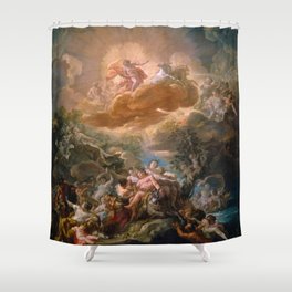 The Birth of the Sun and the Triumph of Bacchus - Corrado Giaquinto Shower Curtain