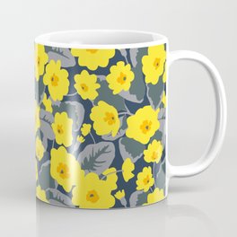 Blooming yellow primrose Coffee Mug