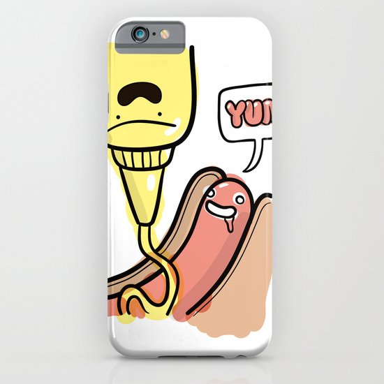 Friends Go Better Together 3/7 - Hot Dog and Mustard iPhone & iPod Case