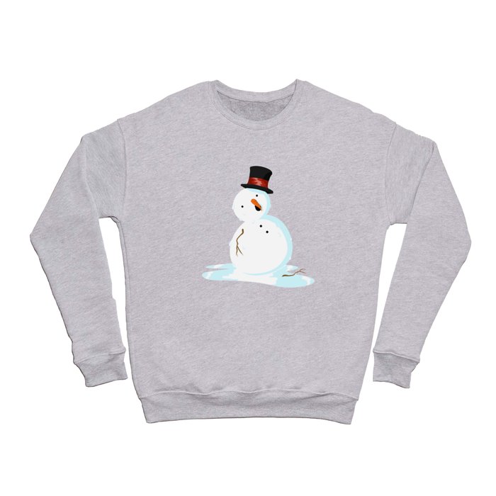 Melty the Snowman - winter holidays Christmas Crewneck Sweatshirt