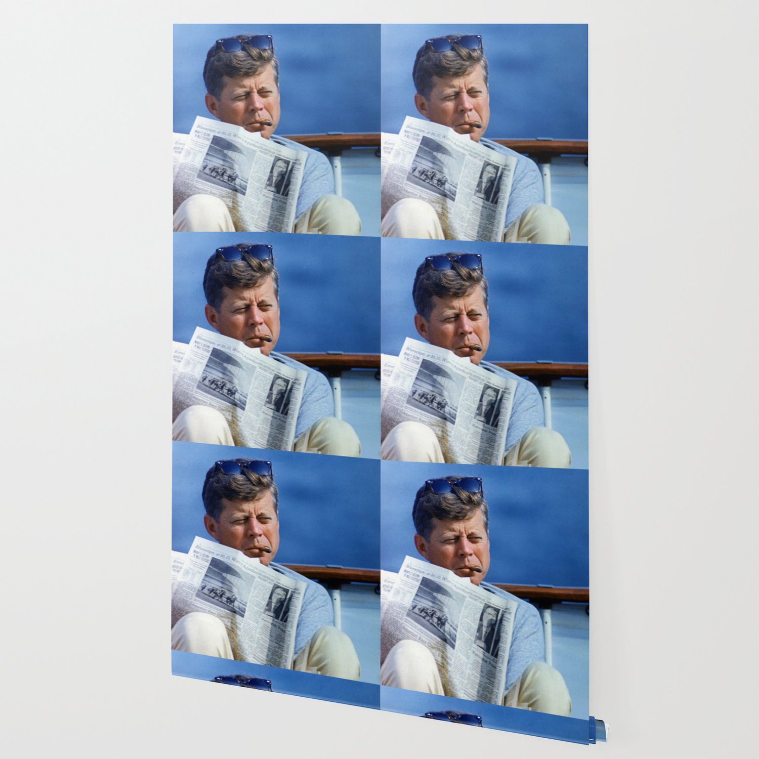 John F Kennedy Smoking Wallpaper By Historystuff Society6