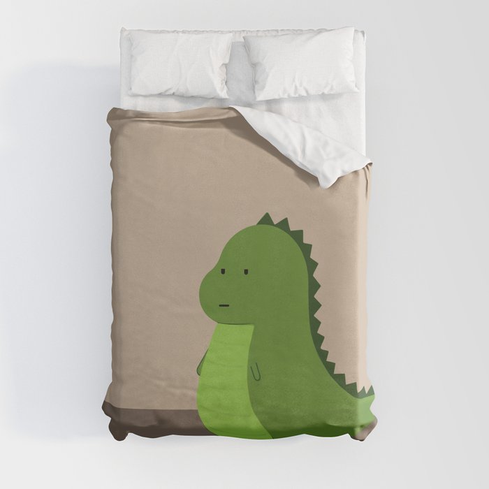 t rex duvet cover