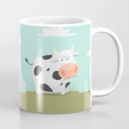 Happy fat cow Coffee Mug