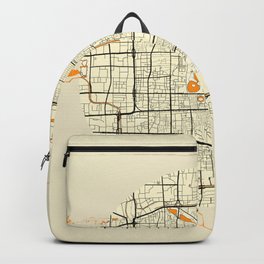 Beijing Map Moon Backpack | Pattern, Map, Beijing, Graphicdesign, Tokyo, Illustration, Moon, Digital, Graphic Design, Street 